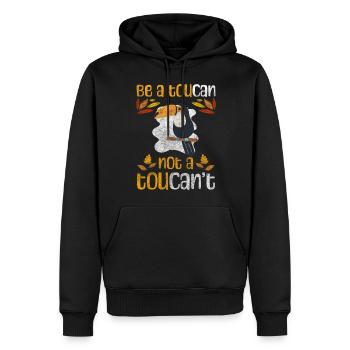 Vogel Tier Schnabel - Männer Premium Bio Hoodie - Schwarz - Vorne - Nico (187cm)