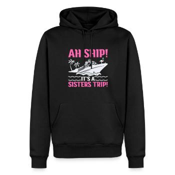 Kreuzfahrt Kreuzfahrtschiff Urlaub Meer - Männer Premium Bio Hoodie - Schwarz - Vorne - Nico (187cm)