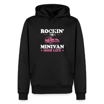 Mom Drives Minivan Super Moms Minivan Lifestyle - Männer Premium Bio Hoodie - Schwarz - Vorne - Nico (187cm)