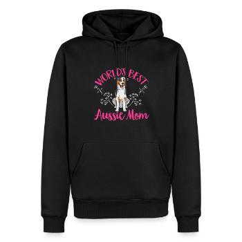 Miniature Australian Shepherd - Männer Premium Bio Hoodie - Schwarz - Vorne - Nico (187cm)