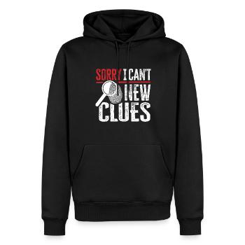Spion Privatdetektiv Ermittler Detektiv Geschenk - Männer Premium Bio Hoodie - Schwarz - Vorne - Nico (187cm)