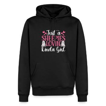 Old English Sheepdog Sheepie Bobtail - Männer Premium Bio Hoodie - Schwarz - Vorne - Nico (187cm)
