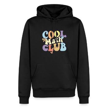 Cool Math Club Bachelor of Mathematics Teacher - Men’s Premium Organic Hoodie - black - Front - Nico (187cm)