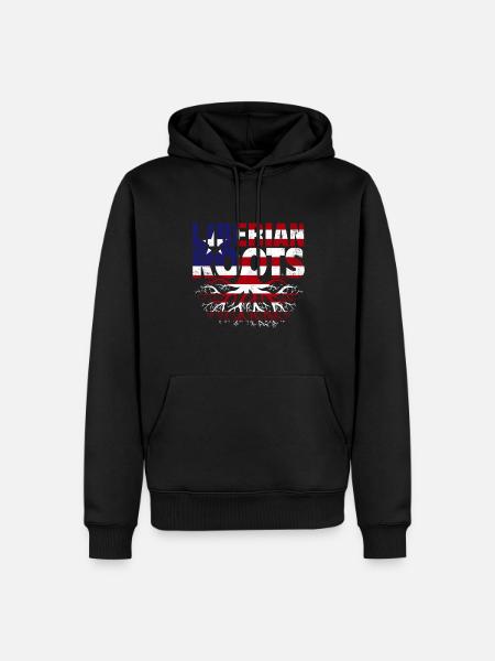 Liberia Flag Liberians - Men’s Premium Organic Hoodie - black