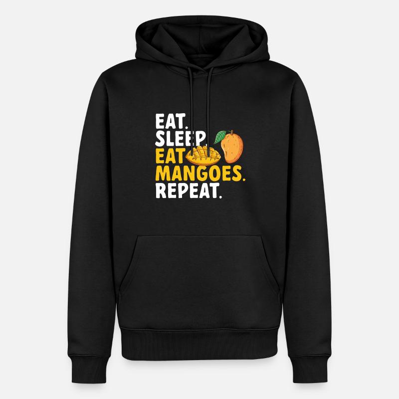 Mango Fruit Mango - Men’s Premium Organic Hoodie - black