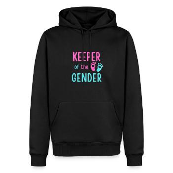 Gardien du genre - Sweat à capuche Premium bio Homme - noir - Devant - Nico (187cm)