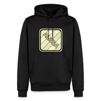 Mädchenname Alissa - Männer Premium Bio Hoodie - Schwarz - Vorne - Nico (187cm)