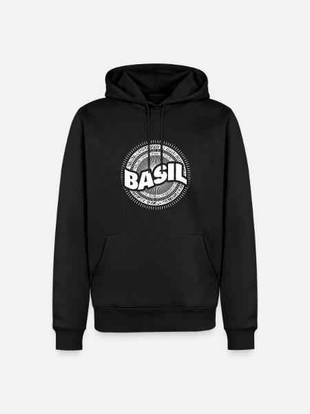 Geschenkidee Basil - Männer Premium Bio Hoodie - Schwarz