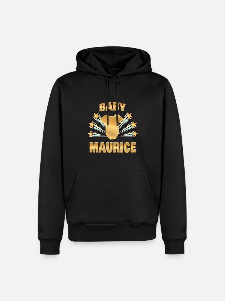 Maurice as Birth - Men’s Premium Organic Hoodie - black
