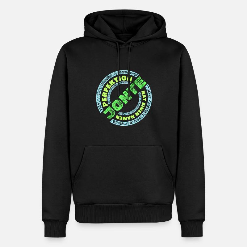 Jonte Jonte - Männer Premium Bio Hoodie - Schwarz