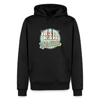 Sweet Sassy and 13 13th Birthday Party Celebrant - Männer Premium Bio Hoodie - Schwarz - Vorne - Nico (187cm)