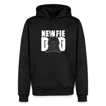 Terre-Neuve Chien de Terre-Neuve - Sweat à capuche Premium bio Homme - noir - Devant - Nico (187cm)