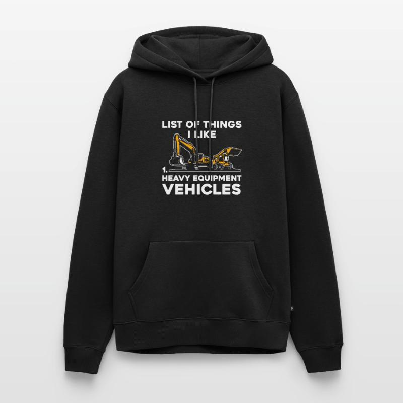 Construction machinery operator Excavator driver Excavator driver Construction workers Men’s Premium Organic Hoodie