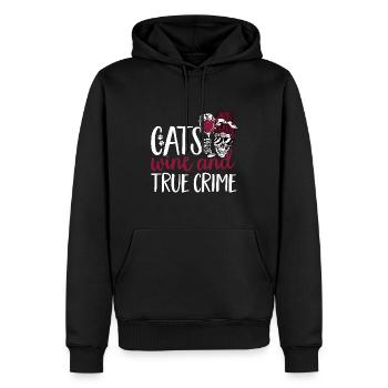 Wahre Verbrechen Podcaster True Crime Podcast - Männer Premium Bio Hoodie - Schwarz - Vorne - Nico (187cm)