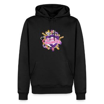 Candy Security Kids Parents Matching Birthday - Men’s Premium Organic Hoodie - black - Front - Nico (187cm)