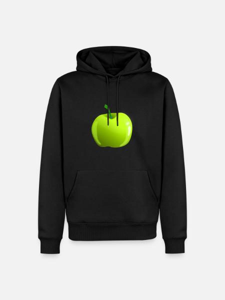 Pomme - Sweat à capuche Premium bio Homme - noir
