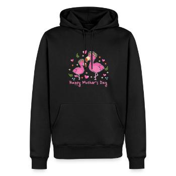 happy Mothersday - Männer Premium Bio Hoodie - Schwarz - Vorne - Nico (187cm)
