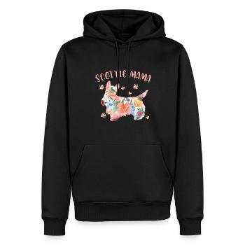 Scottish Terrier Scottie Hund - Männer Premium Bio Hoodie - Schwarz - Vorne - Nico (187cm)