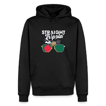 Straight Trippin' Bangladesh Vacation Tour Travel - Männer Premium Bio Hoodie - Schwarz - Vorne - Nico (187cm)