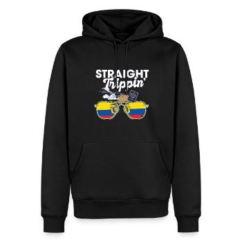 Straight Trippin' Ecuador Vacation Tour Travel - Männer Premium Bio Hoodie - Schwarz - Vorne - Nico (187cm)