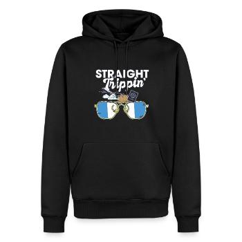 Straight Trippin' Guatemala Vacances Tour Voyage - Sweat à capuche Premium bio Homme - noir - Devant - Nico (187cm)