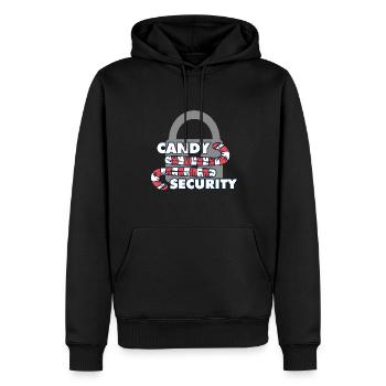 Candy Security Mom Dad Matching Birthday Costume - Männer Premium Bio Hoodie - Schwarz - Vorne - Nico (187cm)