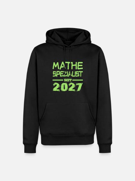 Witzig 2027 - Männer Premium Bio Hoodie - Schwarz
