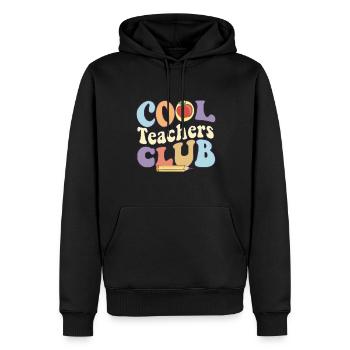 Cool Teacher Club Live Love Teach Back To School - Sweat à capuche Premium bio Homme - noir - Devant - Nico (187cm)