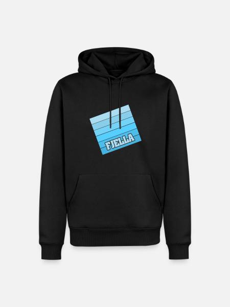 Fjella - Men’s Premium Organic Hoodie - black
