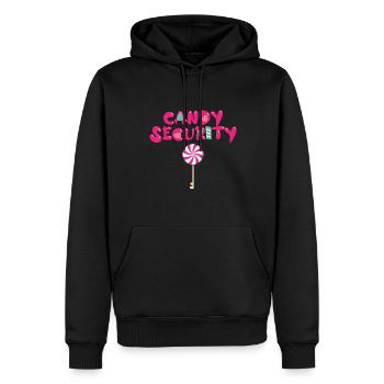 Candy Security Mom Dad Matching Birthday Costume - Männer Premium Bio Hoodie - Schwarz - Vorne - Nico (187cm)