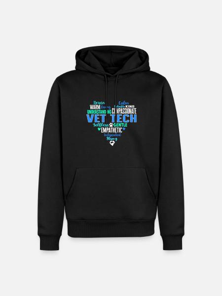 Vet Tech Veterinary Veterinary Technician - Men’s Premium Organic Hoodie - black