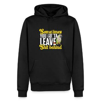 Molina Parakeet Parrot Bird Parakeet - Men’s Premium Organic Hoodie - black - Front - Nico (187cm)