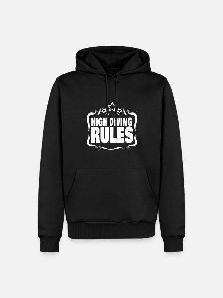 Diving - Men’s Premium Organic Hoodie - black