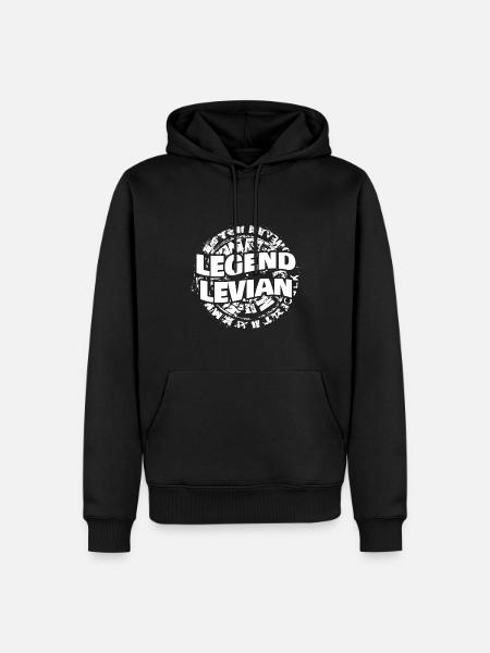 Man Levian - Men’s Premium Organic Hoodie - black