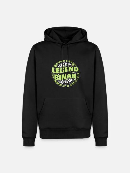 Ms. Binah - Men’s Premium Organic Hoodie - black