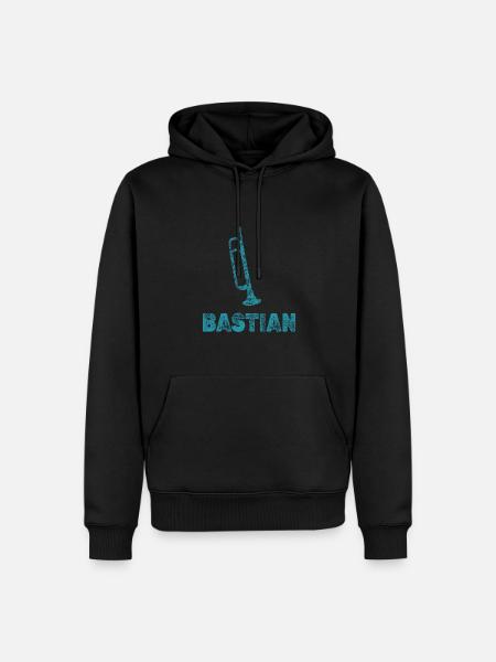 Trumpets Bastian - Men’s Premium Organic Hoodie - black