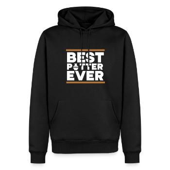 Töpferei Töpfern Töpfer Künstler Lehm - Männer Premium Bio Hoodie - Schwarz - Vorne - Nico (187cm)