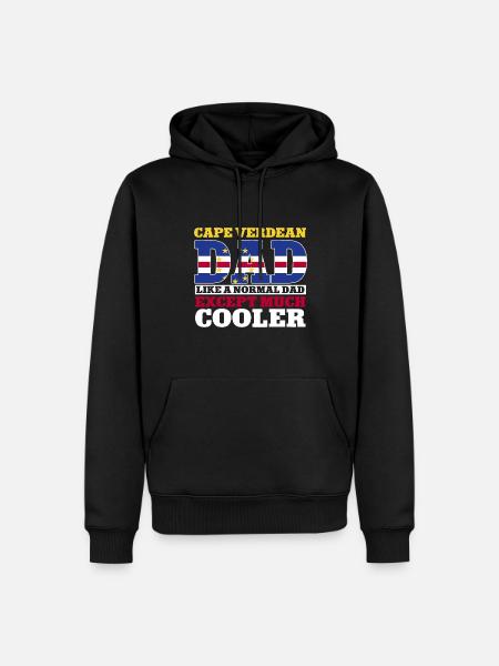 Kaapverdische vlag Kaapverdische vlag - Mannen Premium Bio hoodie - zwart