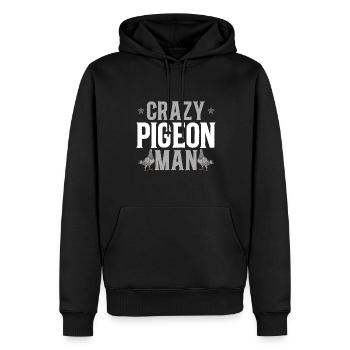 Taubensport Taubenzüchter Brieftaube - Männer Premium Bio Hoodie - Schwarz - Vorne - Nico (187cm)