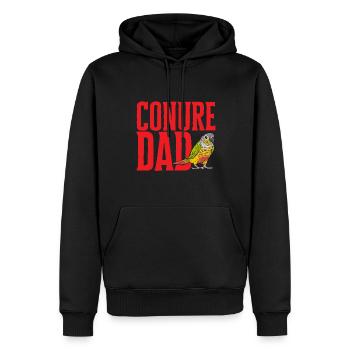 Molinasittich Papagei Vogel Sittich - Männer Premium Bio Hoodie - Schwarz - Vorne - Nico (187cm)