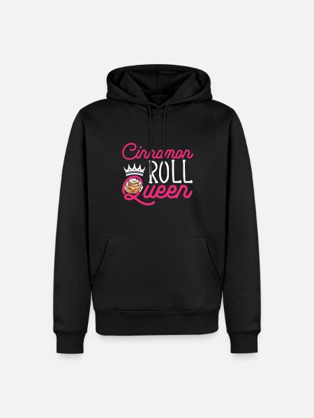 Cinnamon roll - Men’s Premium Organic Hoodie - black