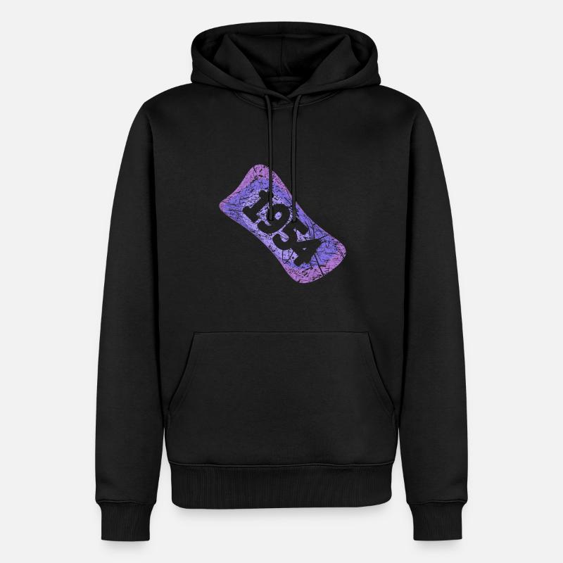 Studenten 1954 - Männer Premium Bio Hoodie - Schwarz
