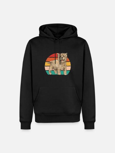 Cairn Terrier Dog - Men’s Premium Organic Hoodie - black