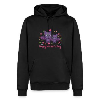 happy Mothersday - Männer Premium Bio Hoodie - Schwarz - Vorne - Nico (187cm)