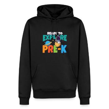 First Day Of School Day Ready to Explore Pre-K - Männer Premium Bio Hoodie - Schwarz - Vorne - Nico (187cm)