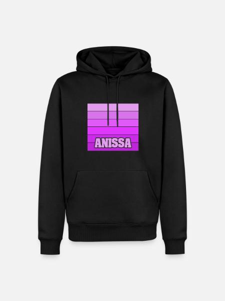 Anissa - Men’s Premium Organic Hoodie - black