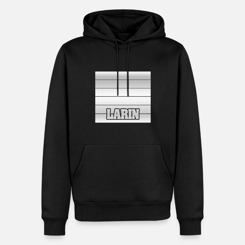 Fille Larin - Sweat à capuche Premium bio Homme - noir