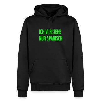 I only understand Spanish - Men’s Premium Organic Hoodie - black - Front - Nico (187cm)