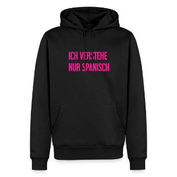 I only understand Spanish - Men’s Premium Organic Hoodie - black - Front - Nico (187cm)
