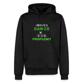 Jeux Gaming Jeux Vidéo PC Console - Sweat à capuche Premium bio Homme - noir - Devant - Nico (187cm)